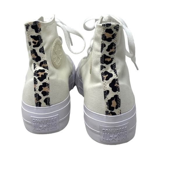 Converse Ctas Lift Platform High Women's Canvas White Shoes Custom 171209C-WWWL - Picture 7 of 10